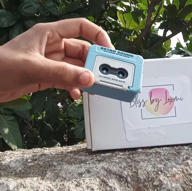 Retro Sound Recorder Keychain