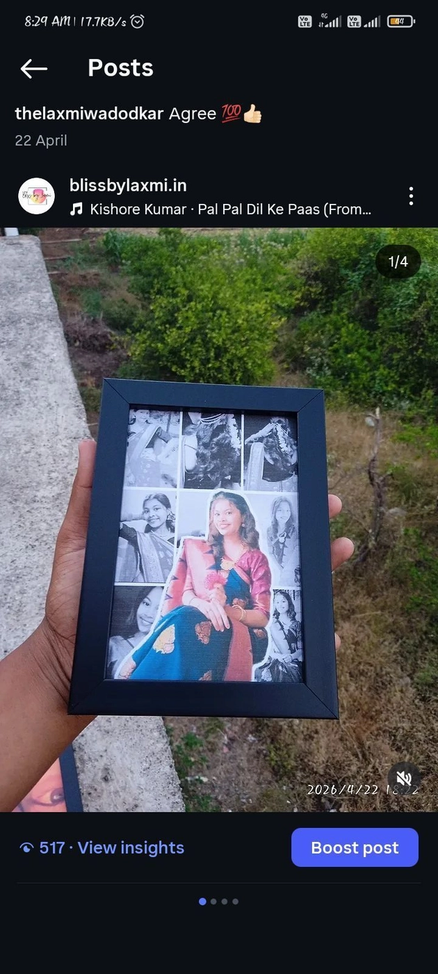 Small Pop up Photo Frame