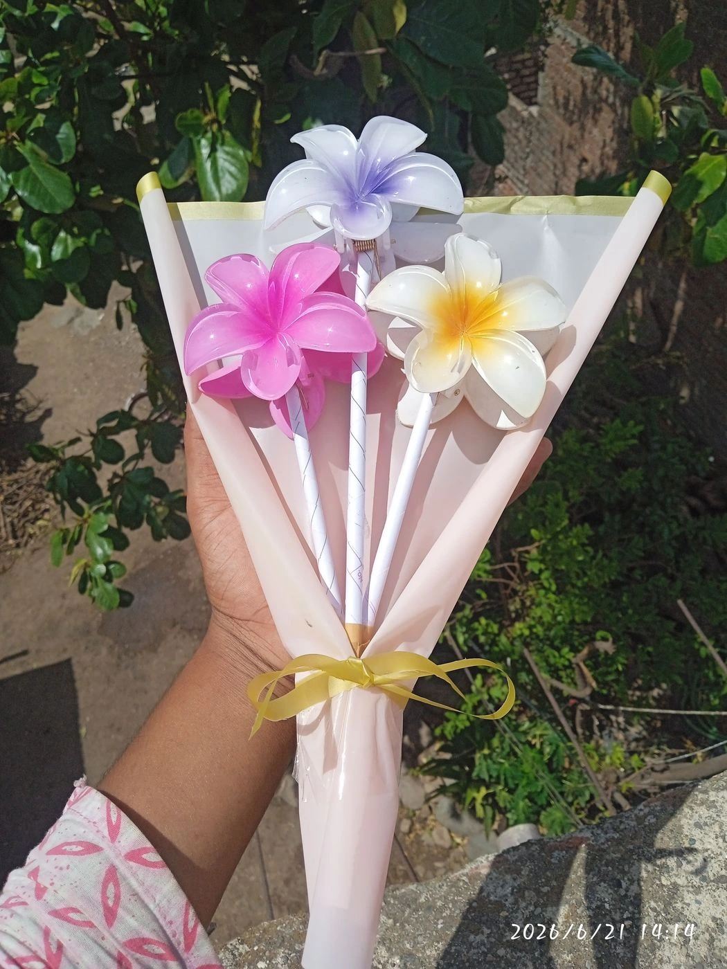 Claw Clip bouquet
