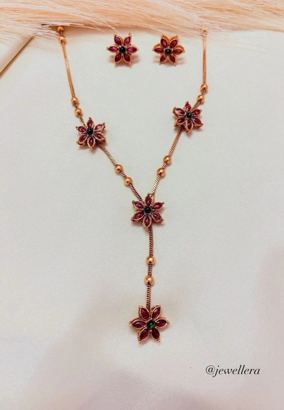 Floral Drop Chain