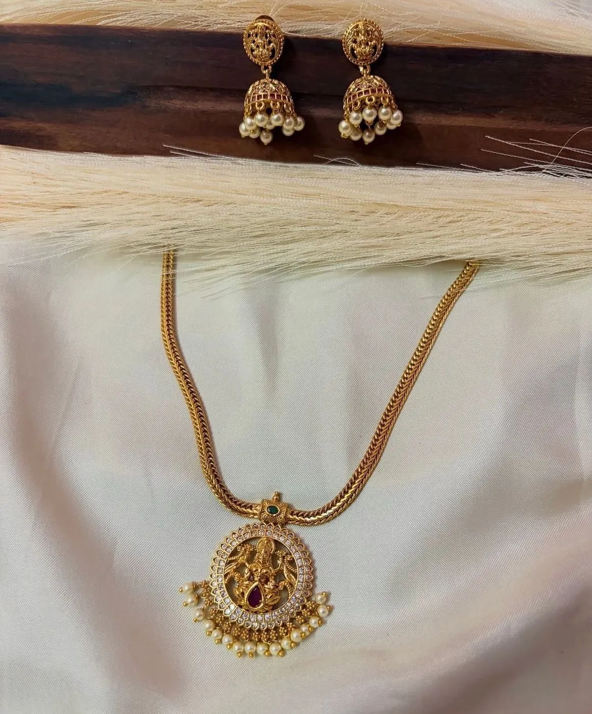 Lakshmi Devi Pendant Choker