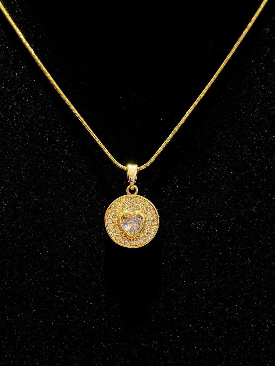 Heart Dimond Necklace 1