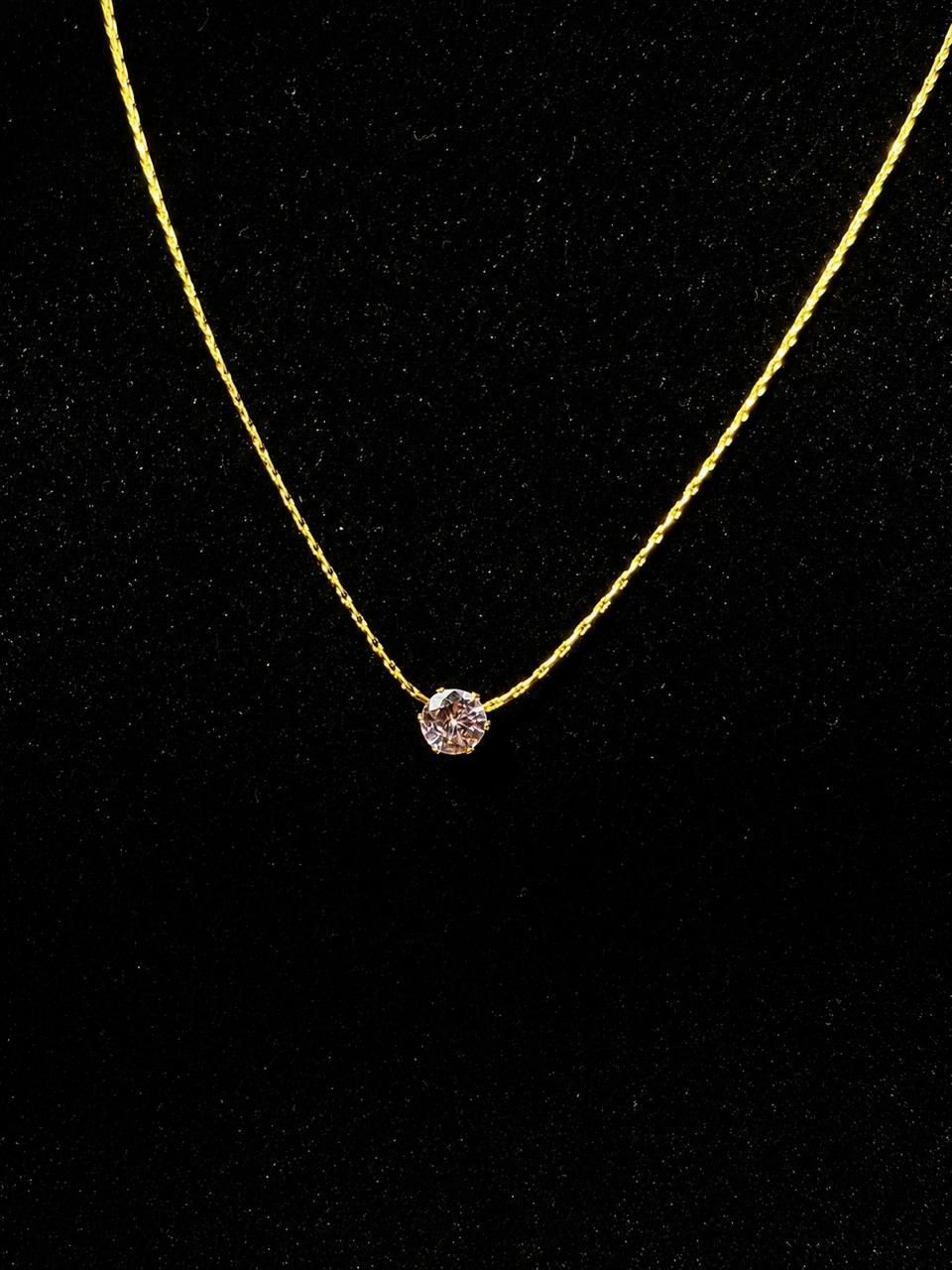 Purple stone Necklace 1