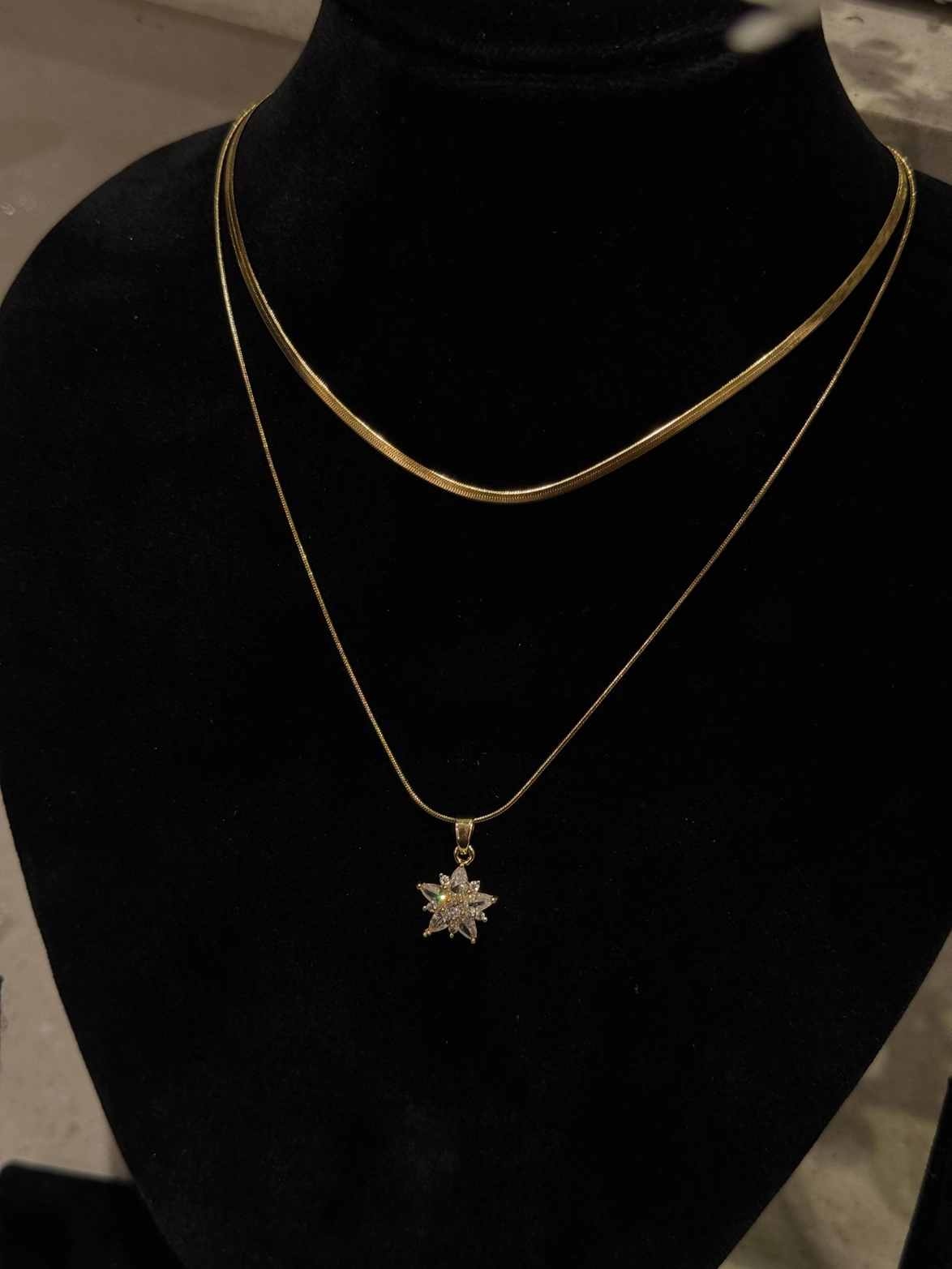 Layered Star Necklace 1