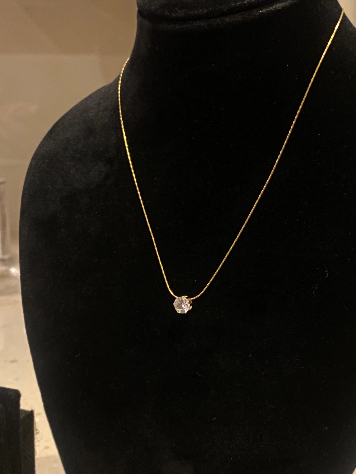 White Stone Necklace 4