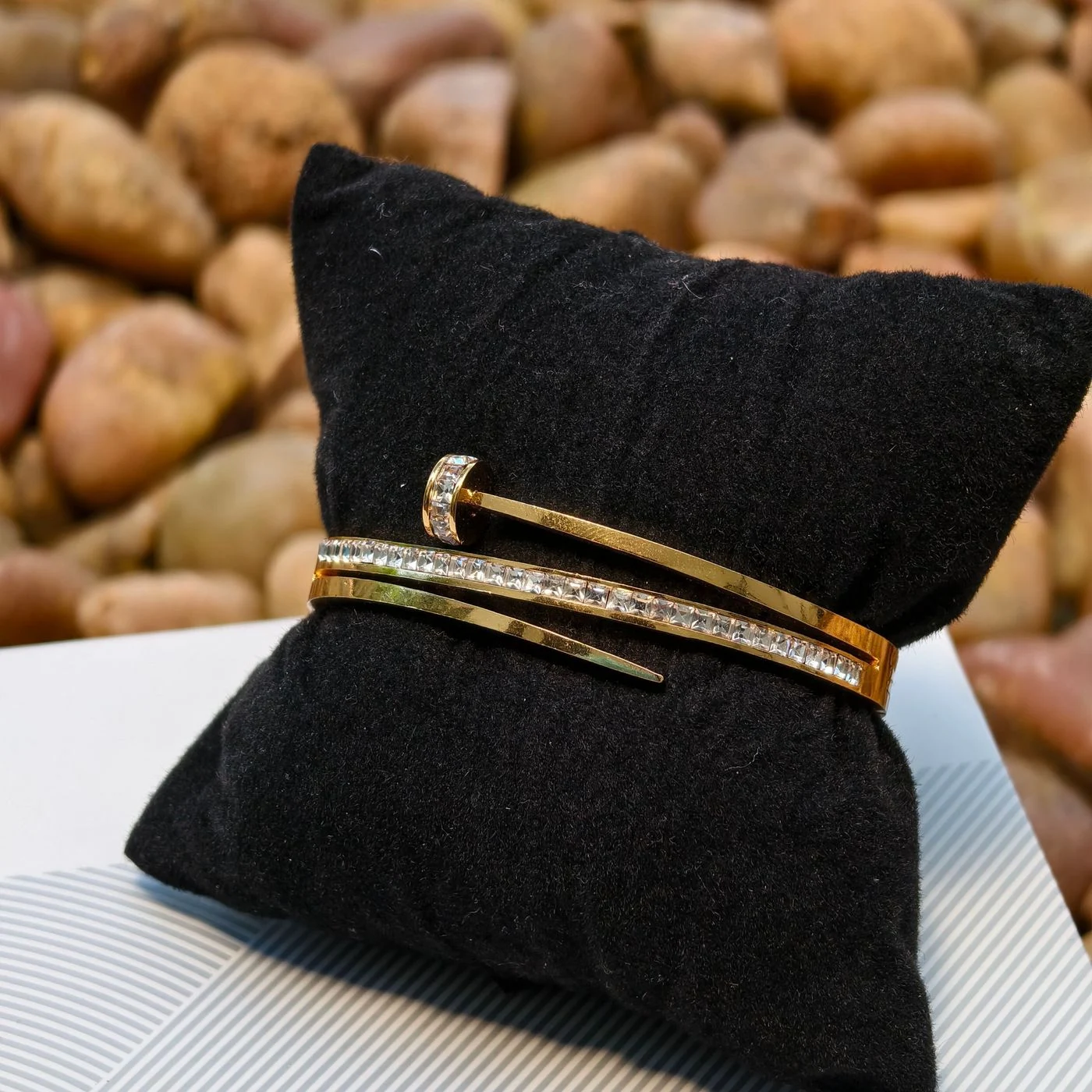 Diamond Nail Bracelet (small) 1