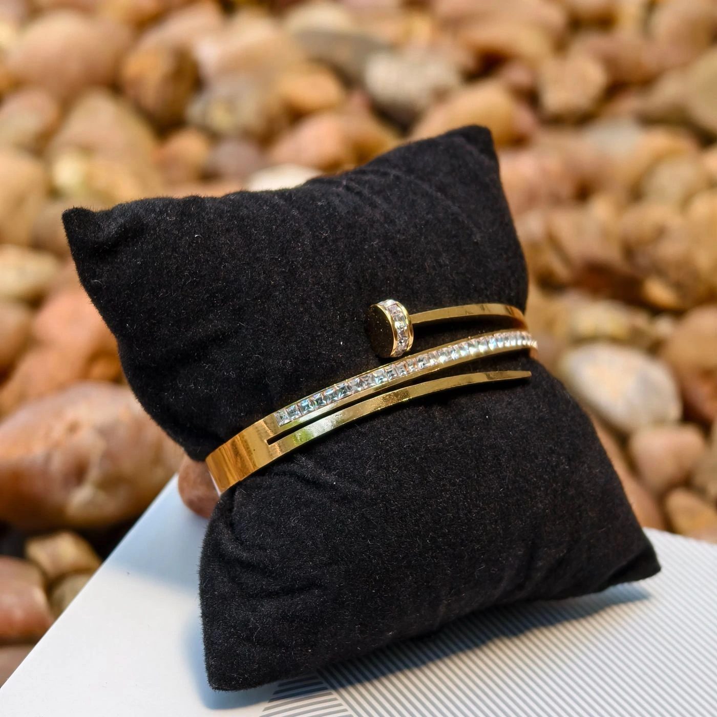 Diamond Nail Bracelet (small) 2