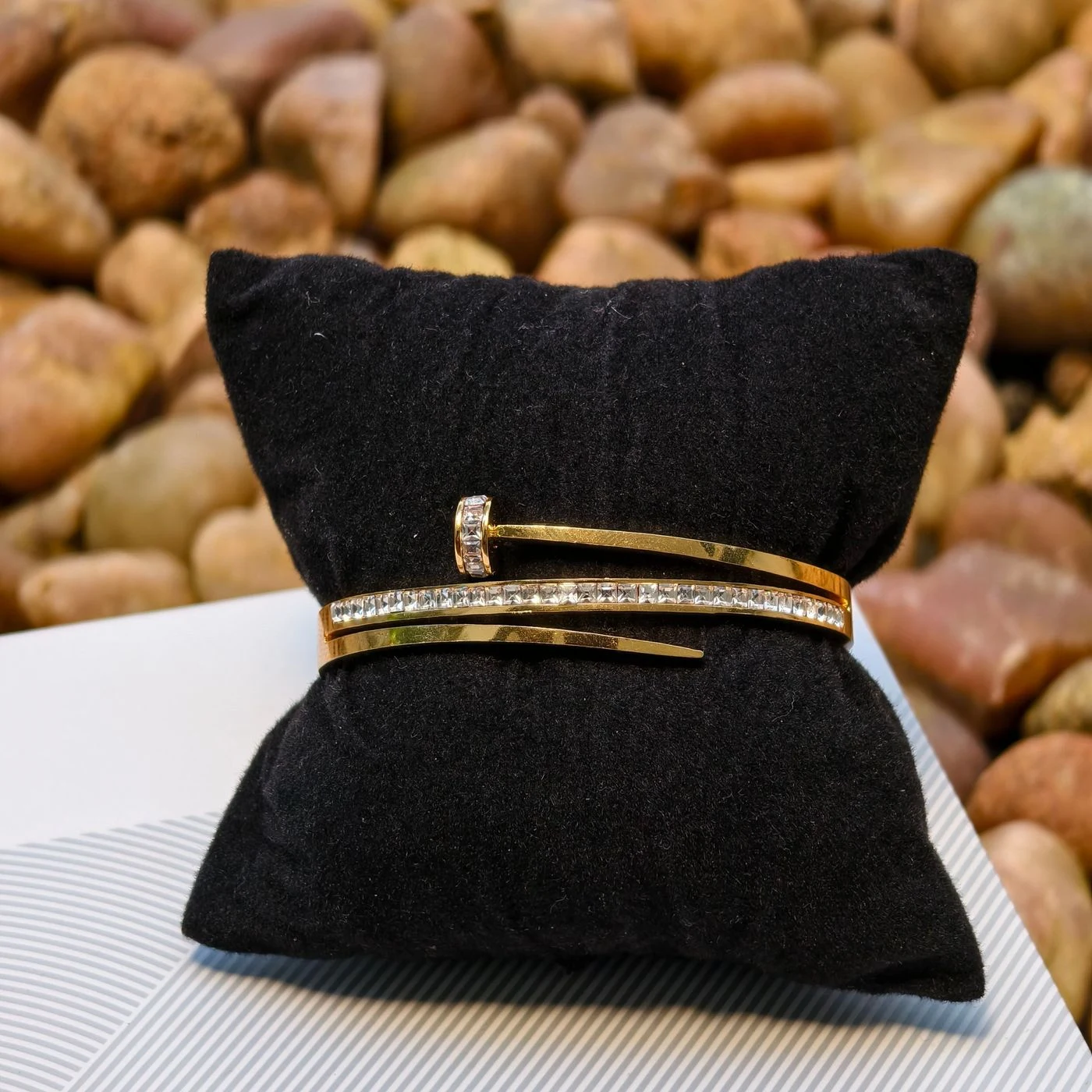 Diamond Nail Bracelet (small) 3