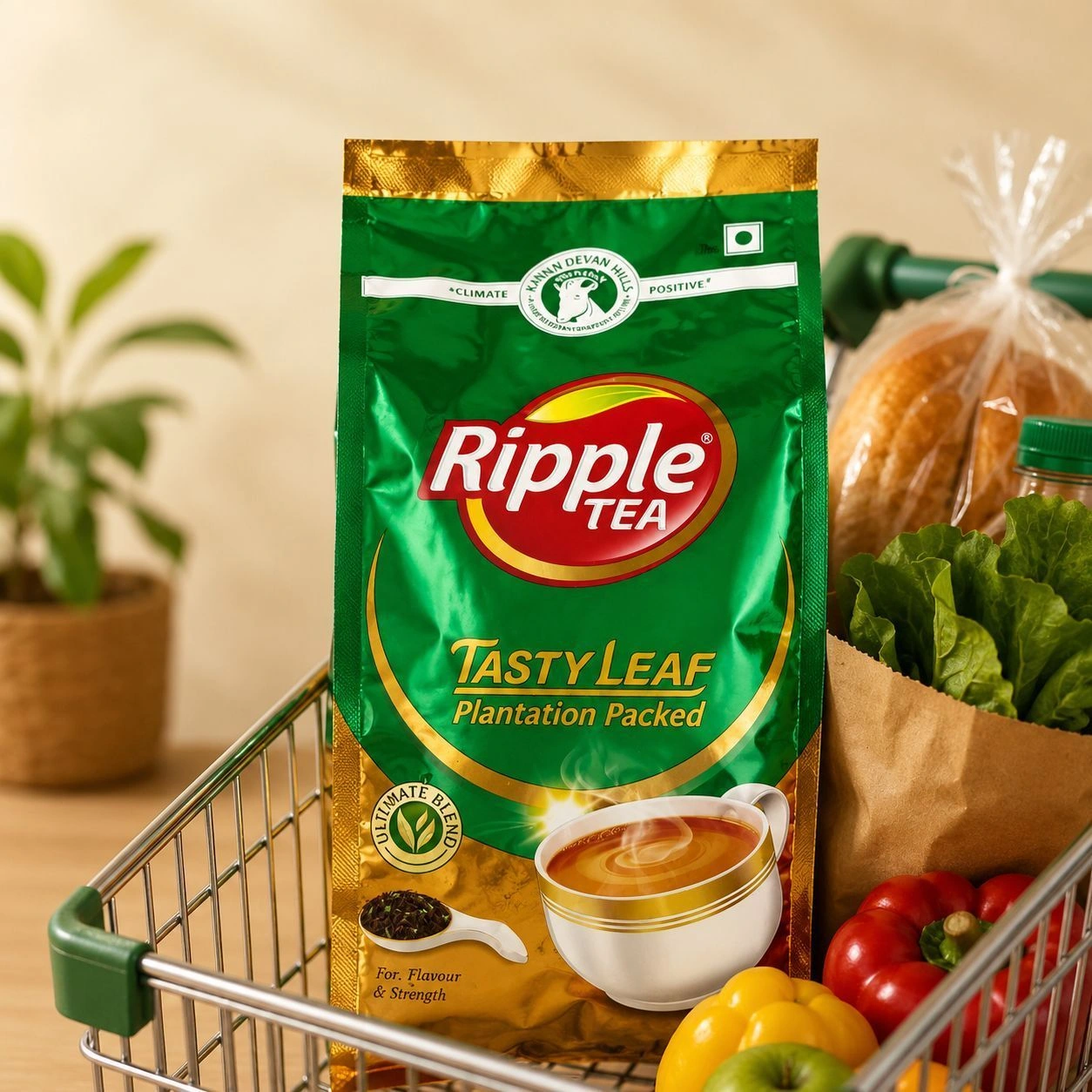 Ripple Tasty Leaf Tea – Premium Plantation Packed Munnar Tea (500 g) 2