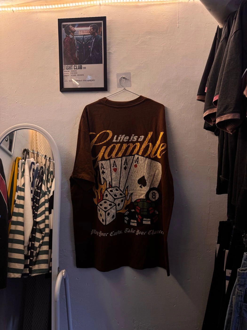 Life is gamble(XL-XXL) -Vintage tee 1