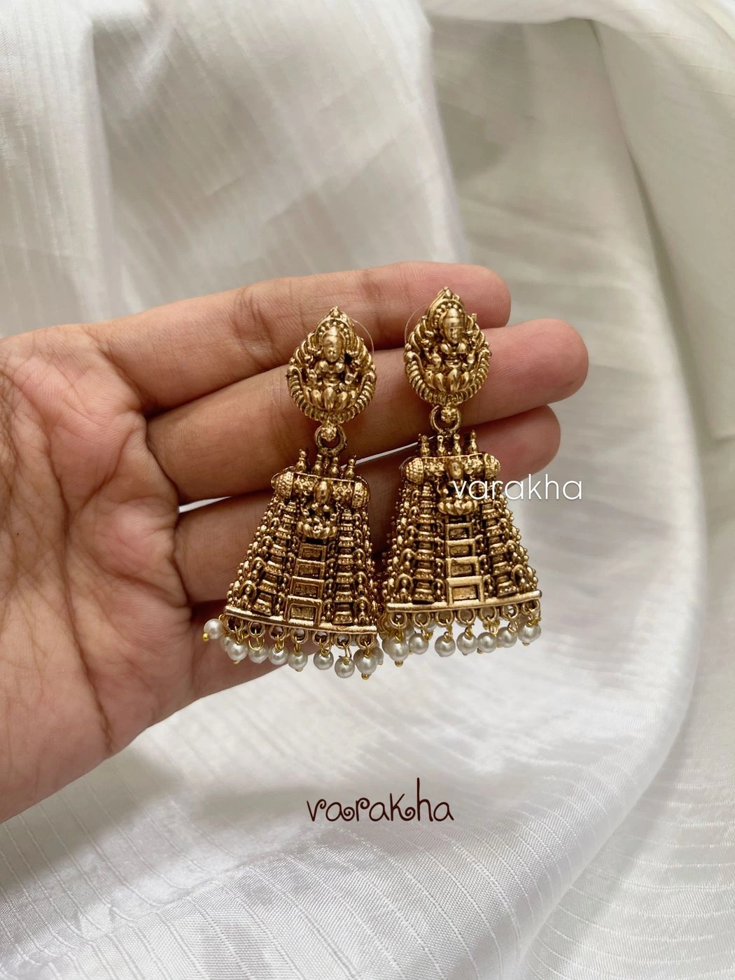 Mandhir Earrings/ Gopuram Earrings