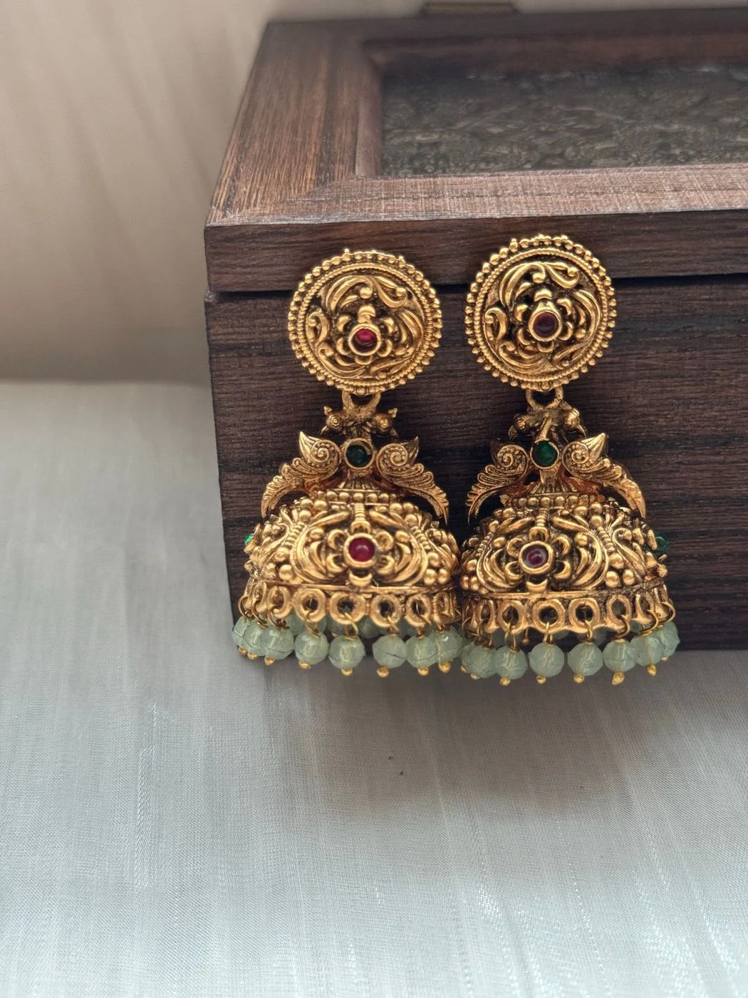 Mint Green Jhumka
