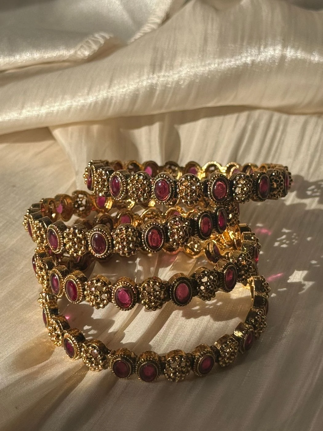 Ruby bangles