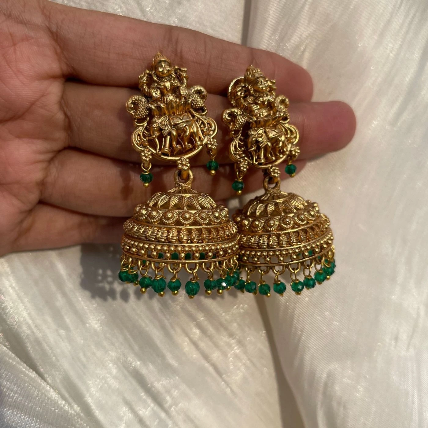 Green bites Jhumka