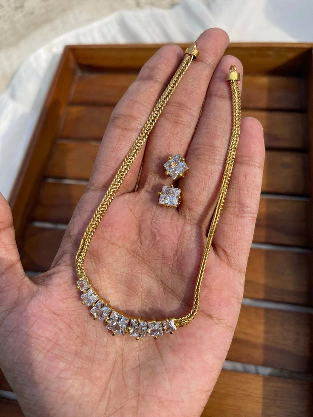 Diamond like Necklace 4