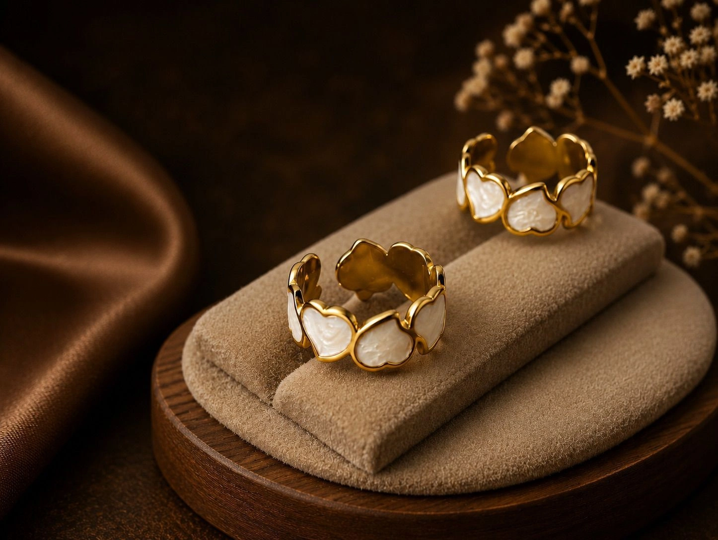Heart bloom ring