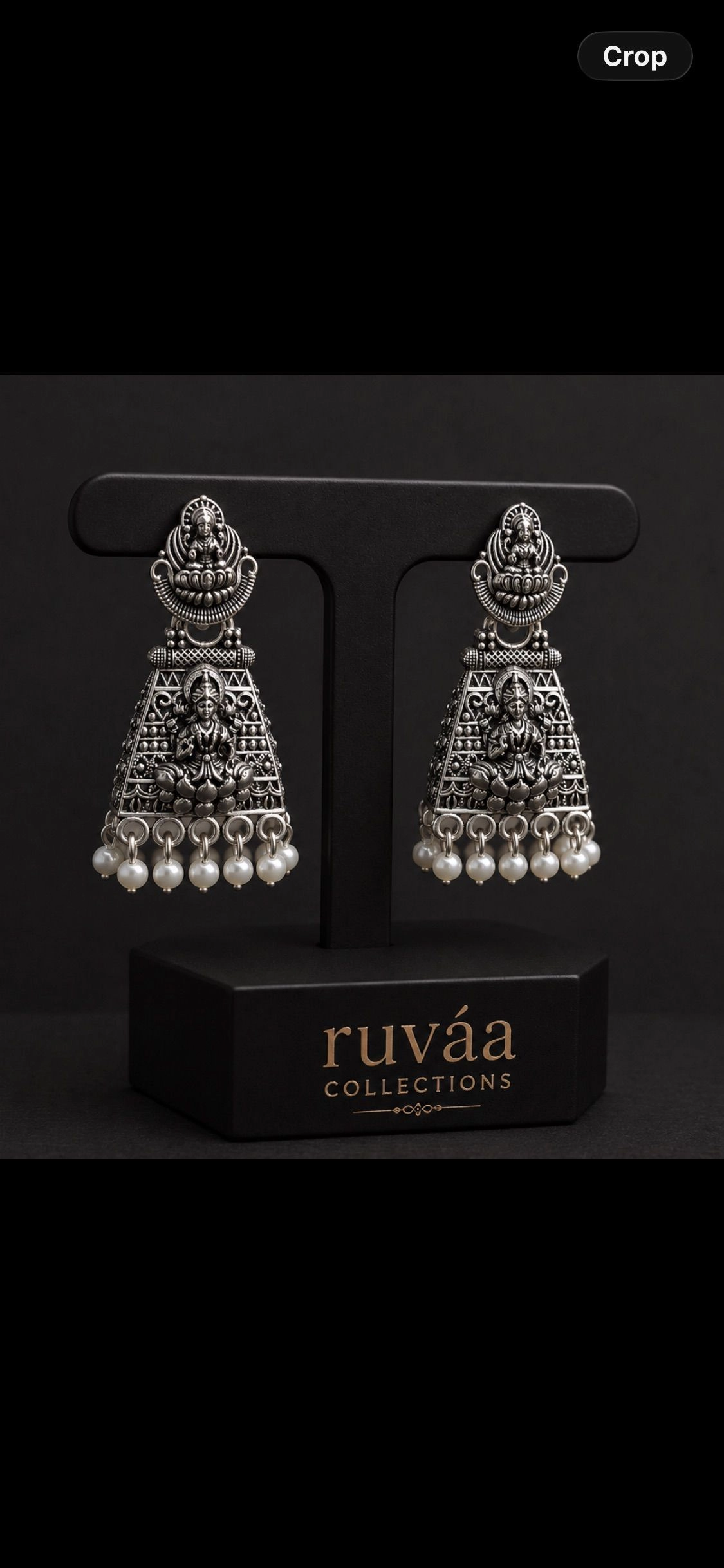 Traditional temple earrings
