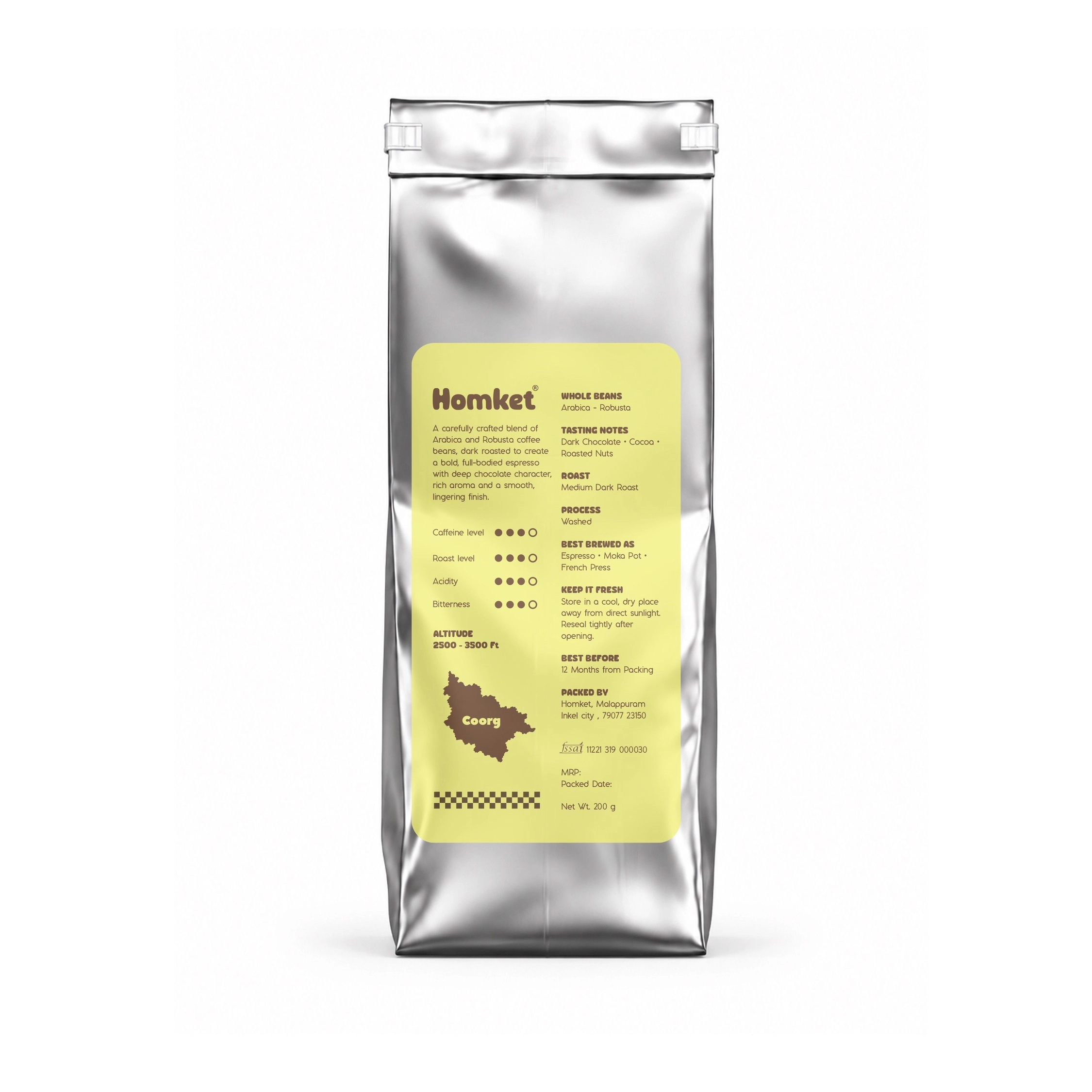 Homket blend whole beans