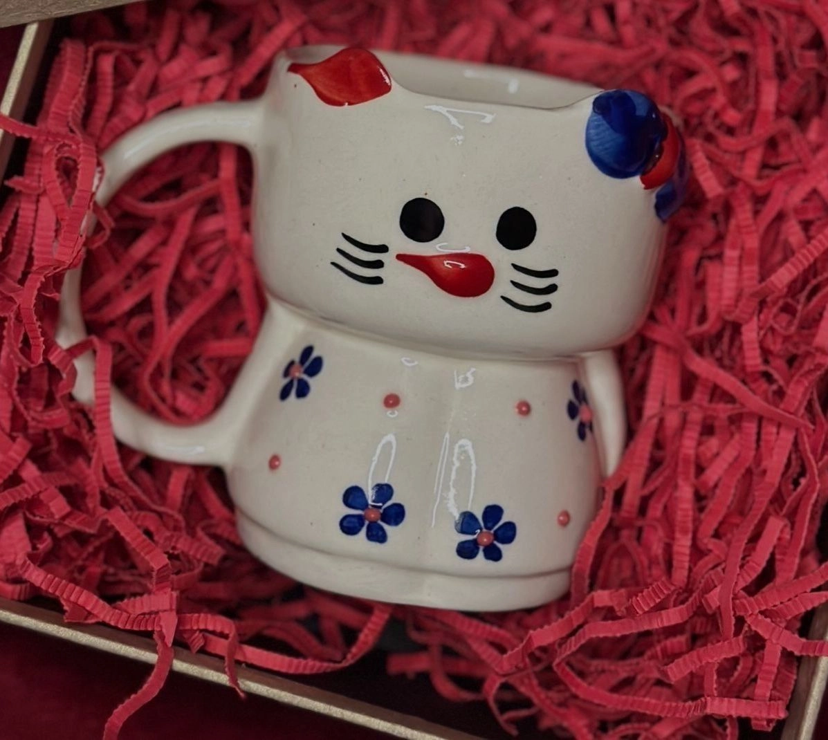 Kitty flower mug 1