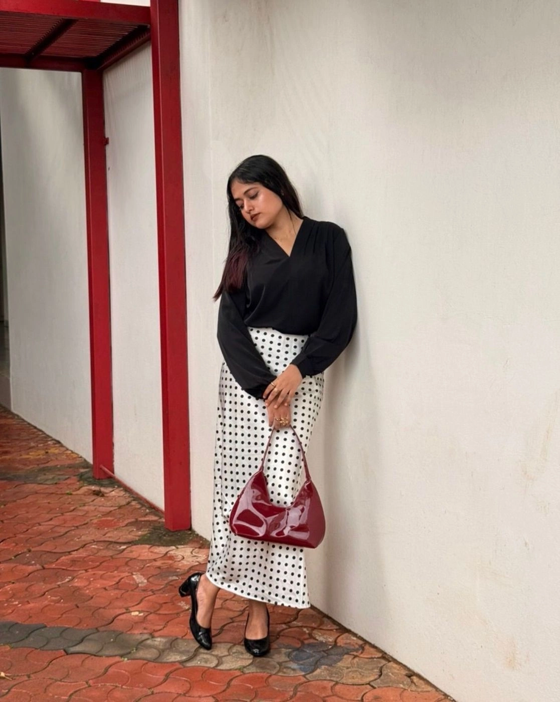 Polka Elegance Co-ord Set 3
