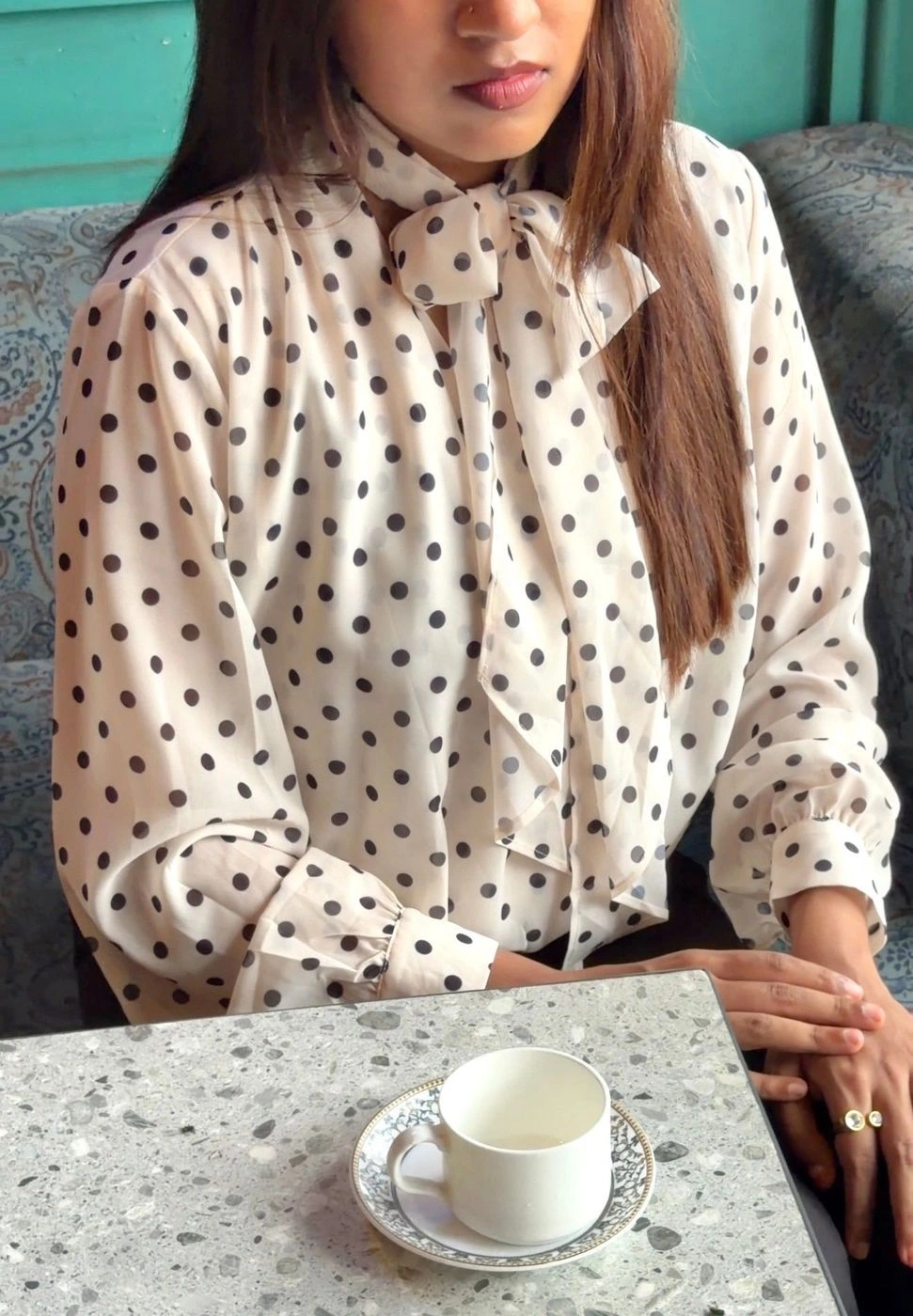 The Polka Bow Tie Blouse 3