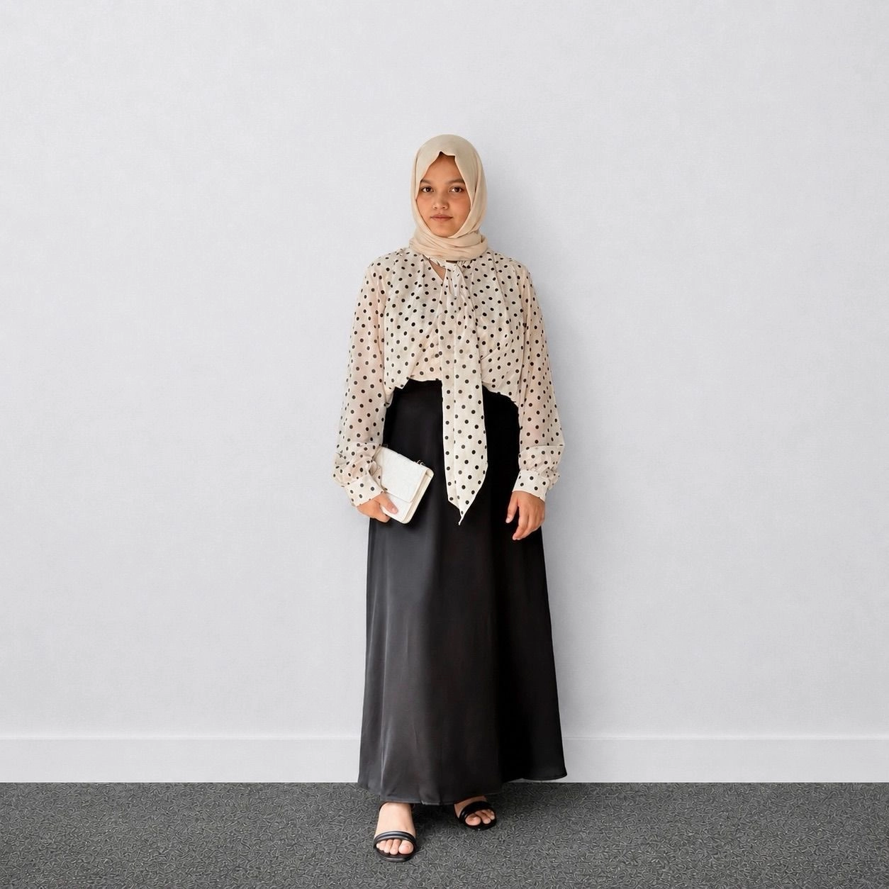 The Polka Bow Tie Blouse 1