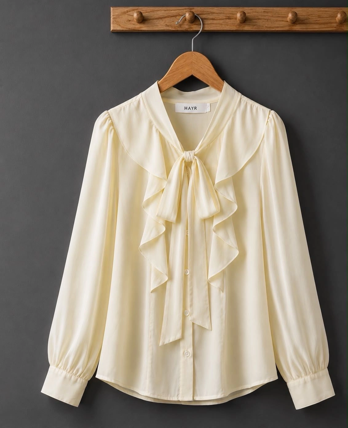 Butter yellow Ruffle Blouse 2