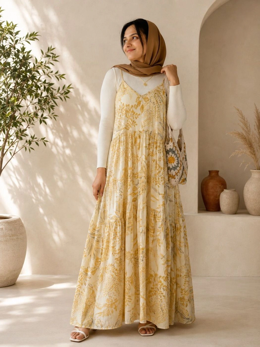 Sunlit Bloom maxi dress 1