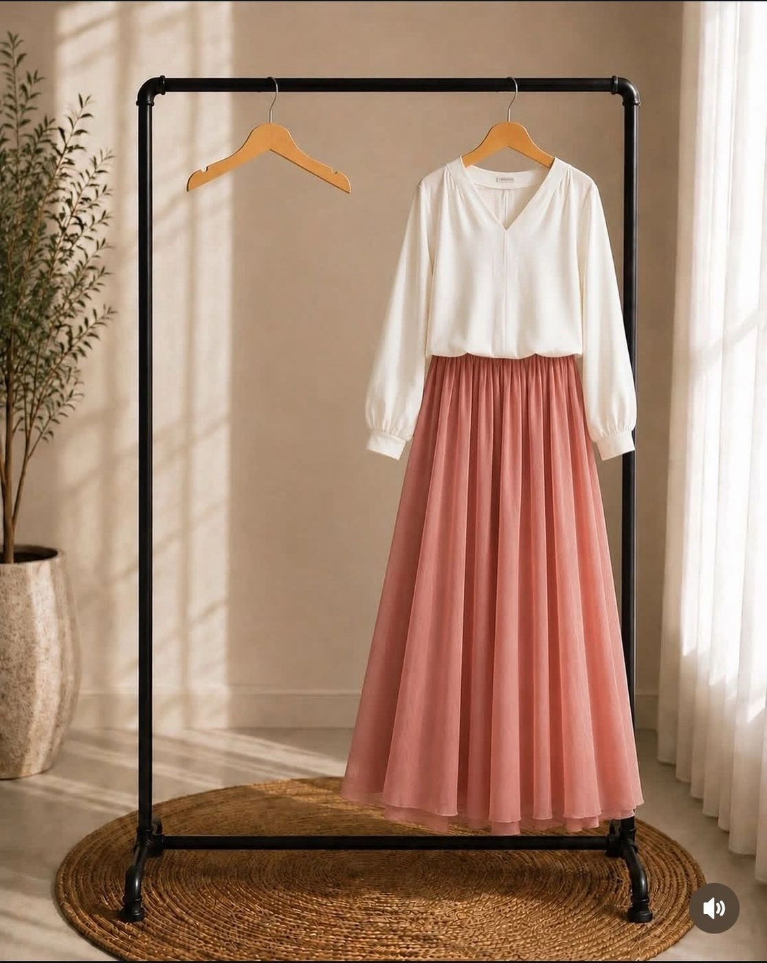 Blush Grace Maxi Skirt Set🌷 2
