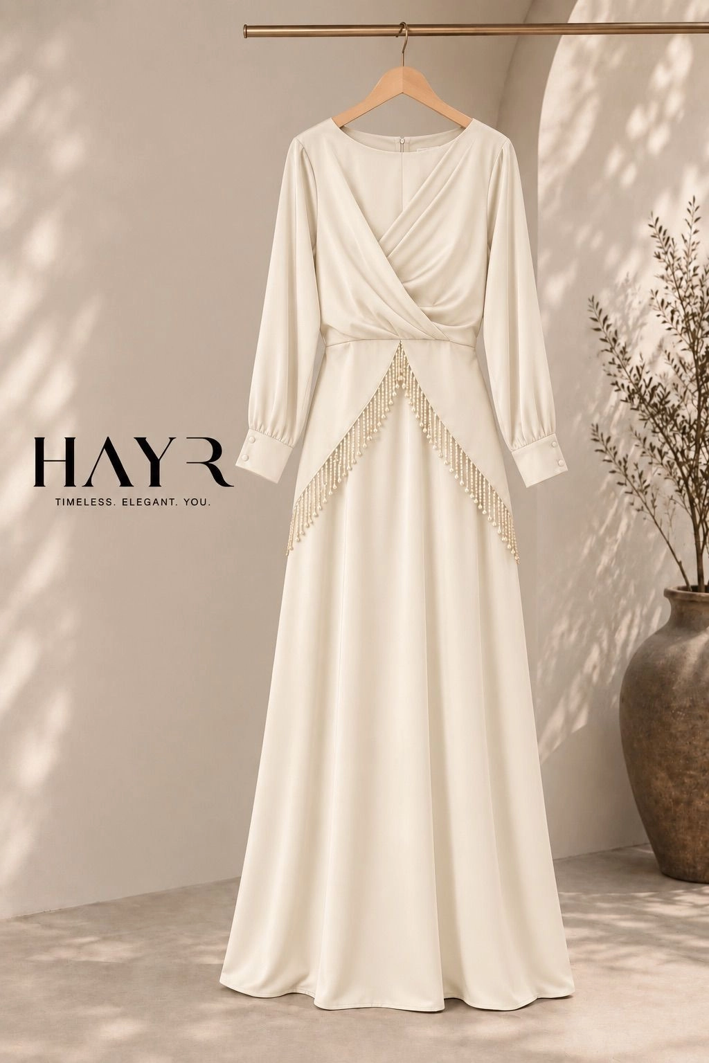 Ivory Grace Maxi Dress 3