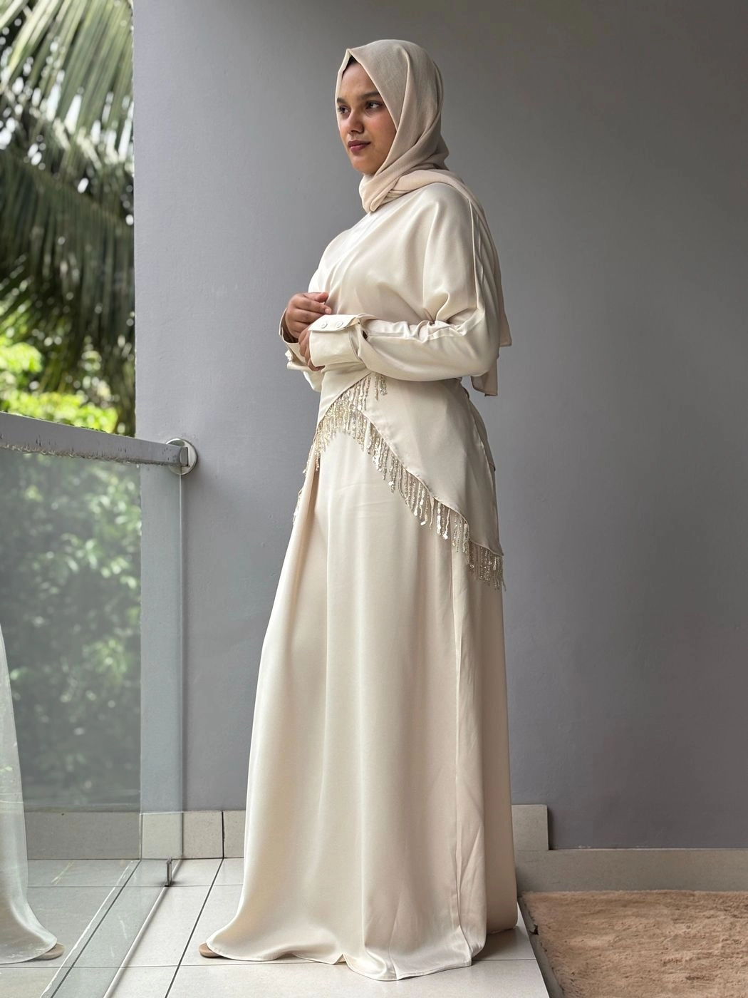 Ivory Grace Maxi Dress 2