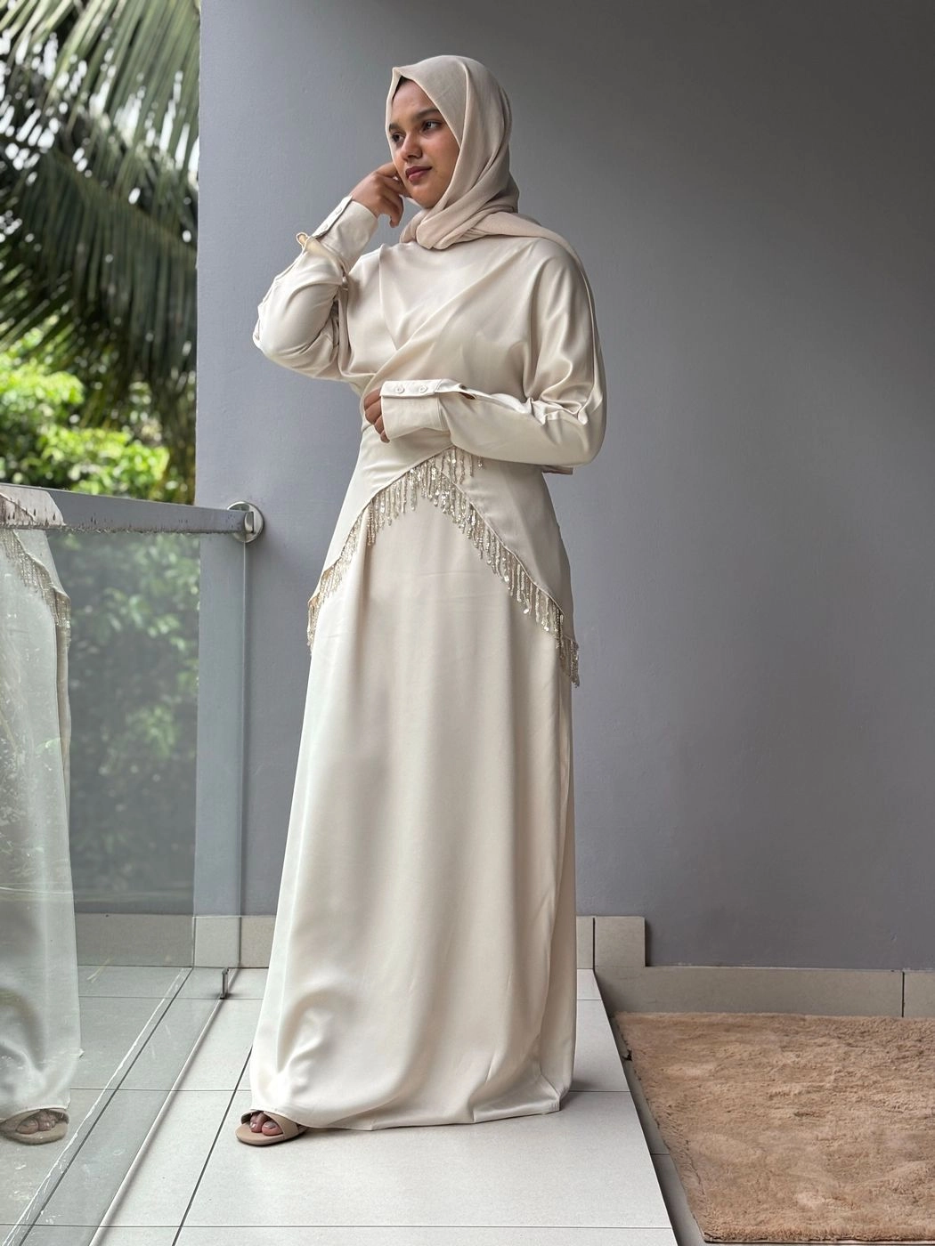 Ivory Grace Maxi Dress 1