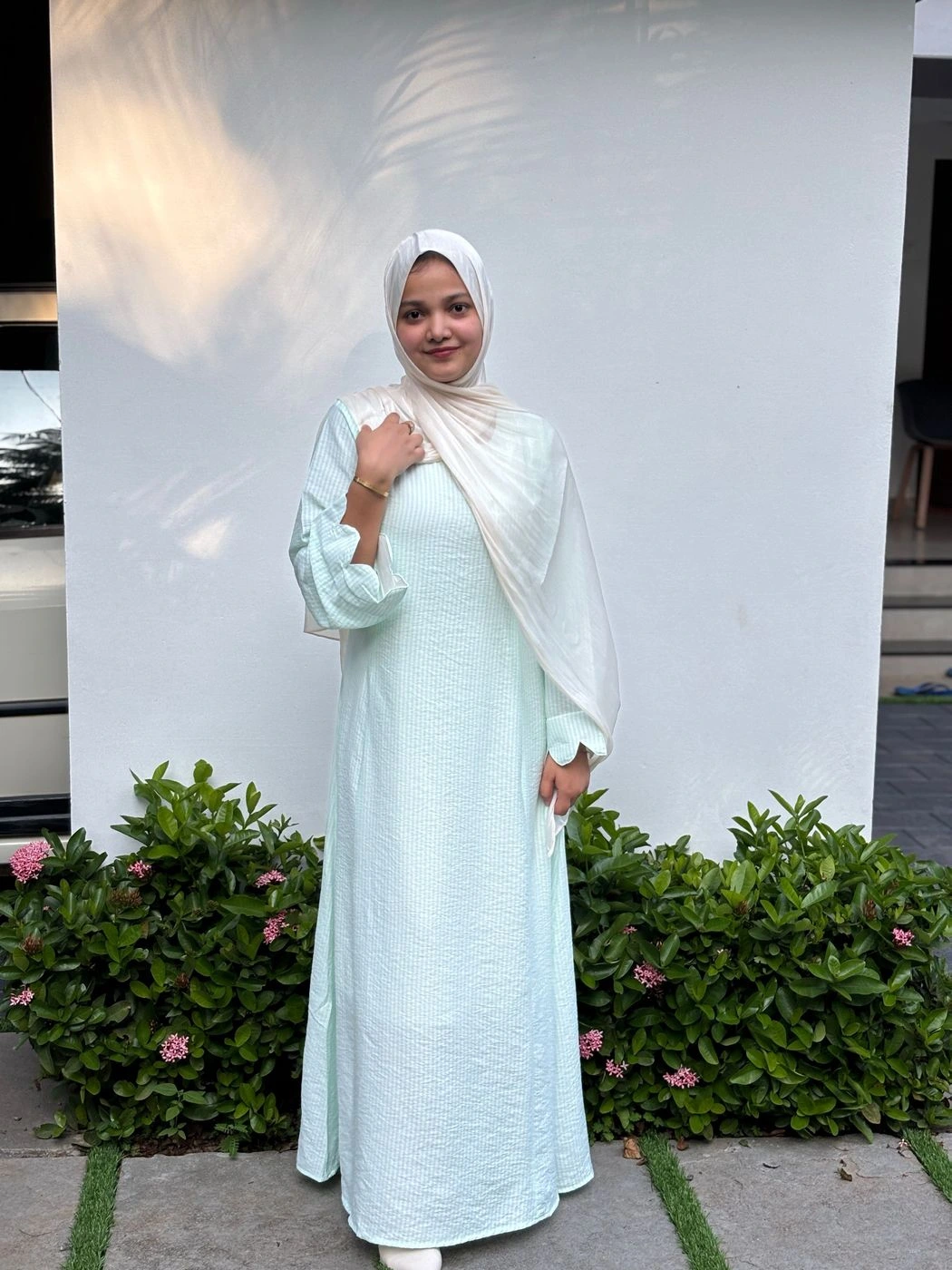 Aqua Sky gown 2