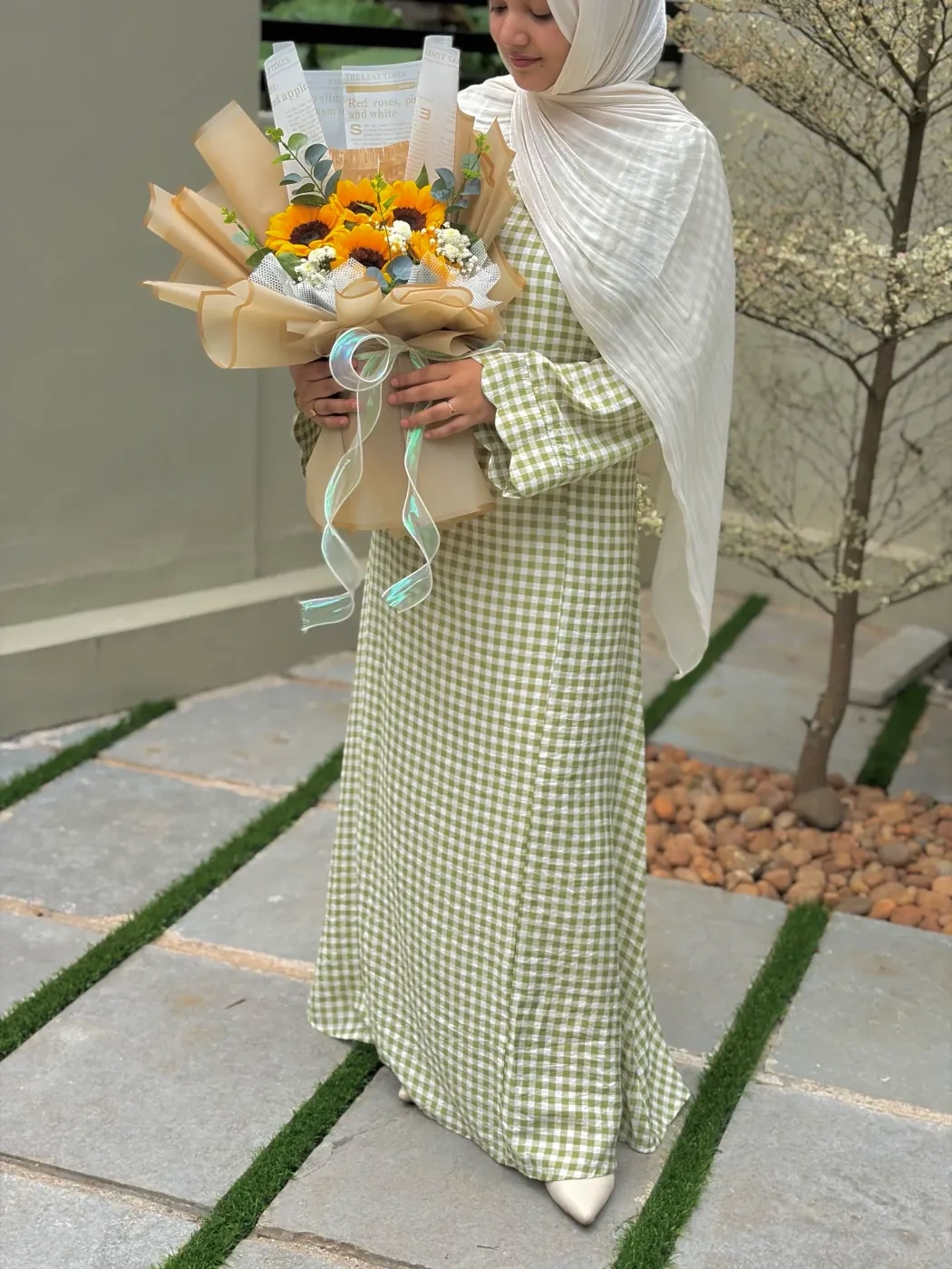 Gingham Charm gown 1