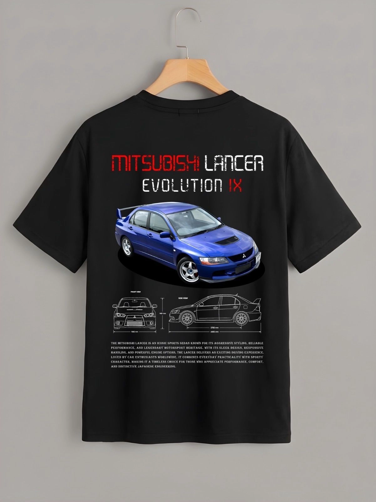 Mitsubishi lancer t shirt 1
