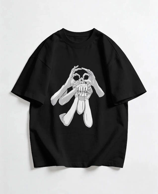 Silent Signal Oversized Graphic unisex T-Shirt