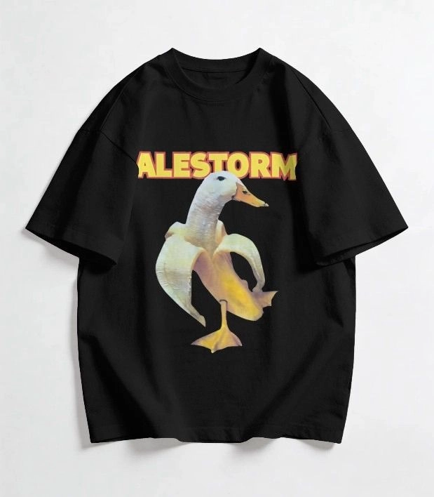 Peel Duck Oversized Graphic Unisex T-Shirt