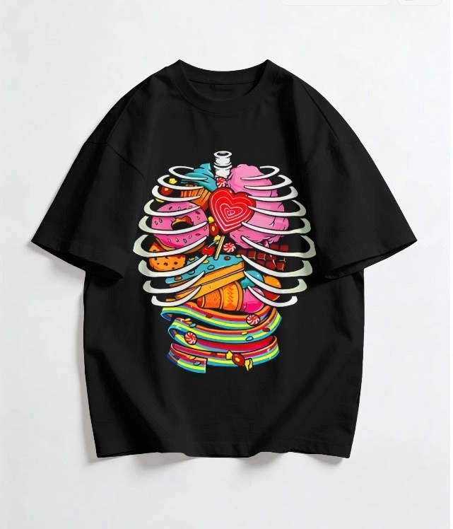 Candy Rush Oversized Graphic unisex T-Shirt