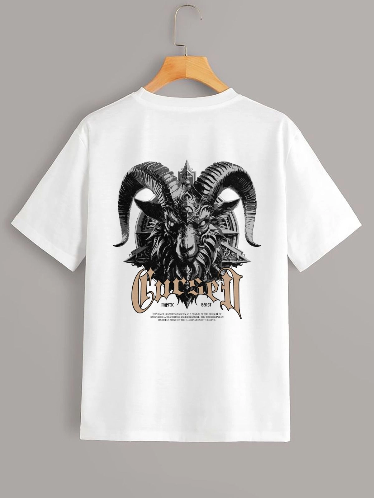 Cursed Goat oversized t shirt 1
