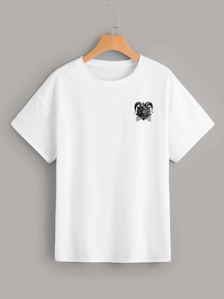 Cursed Goat oversized t shirt 2