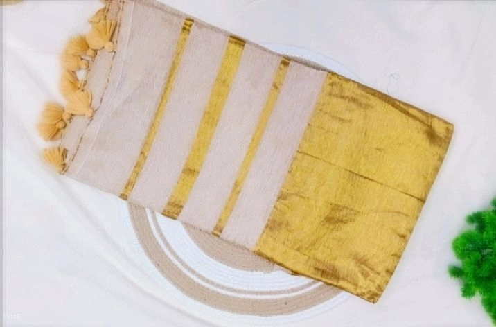 Sandalwood tissue saree