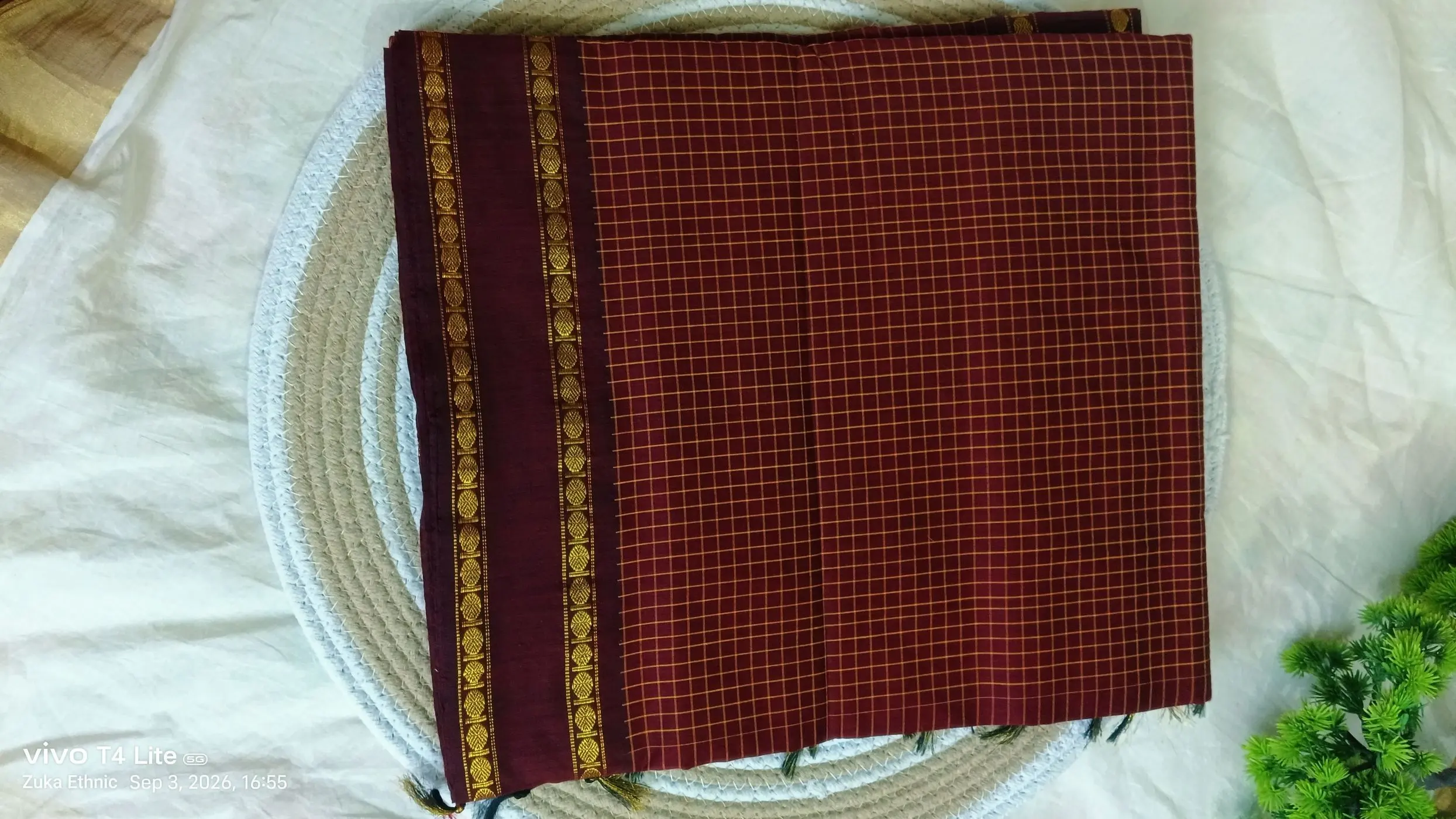 Aarani checked cotton