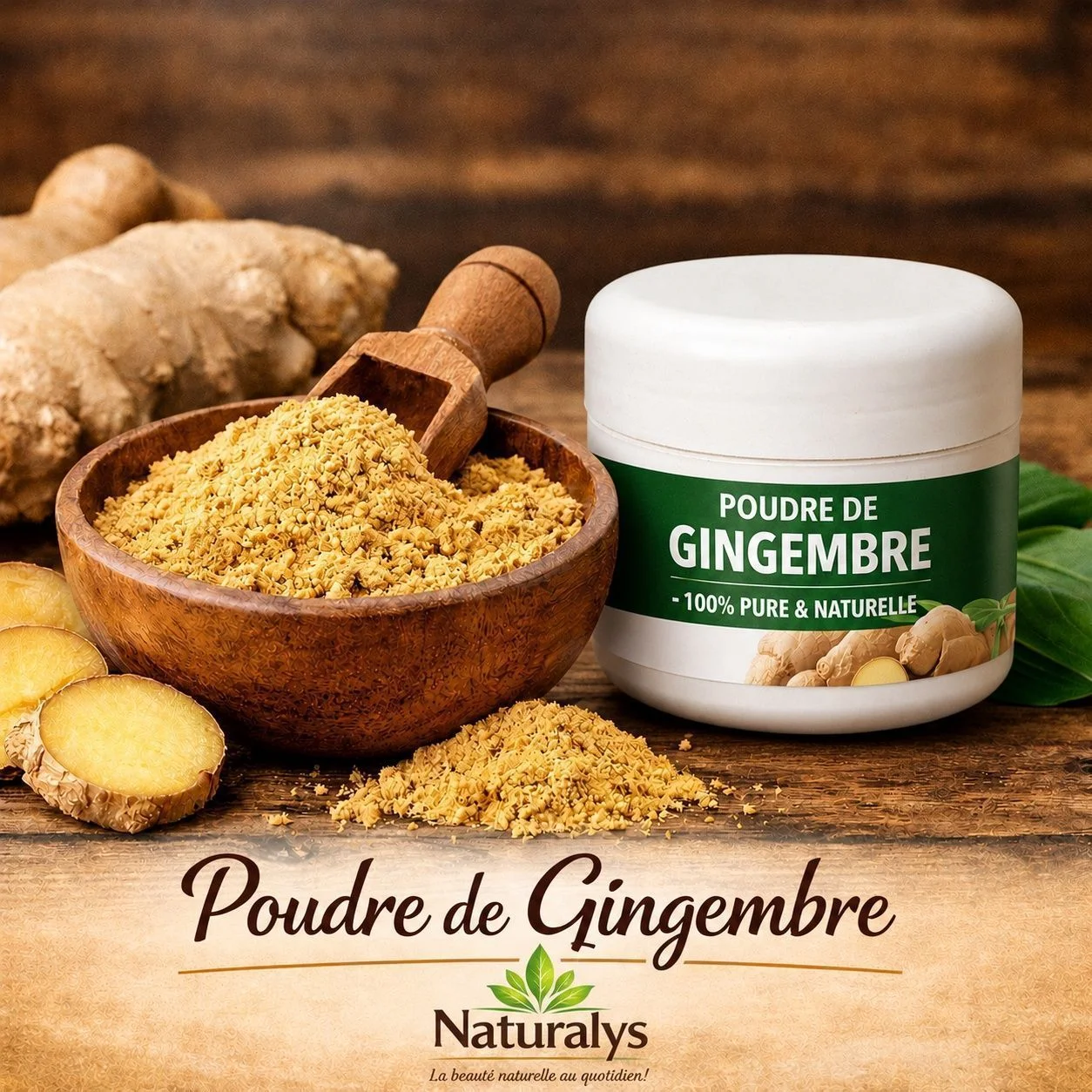 Gingimbre Poudre Naturalys 300 G