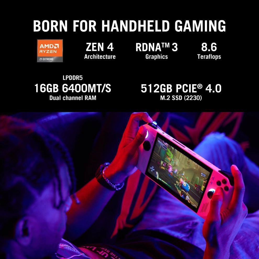 ASUS ROG Ally Z1 Extreme (16GB RAM, 512GB SSD) Handheld Gaming Console. 8