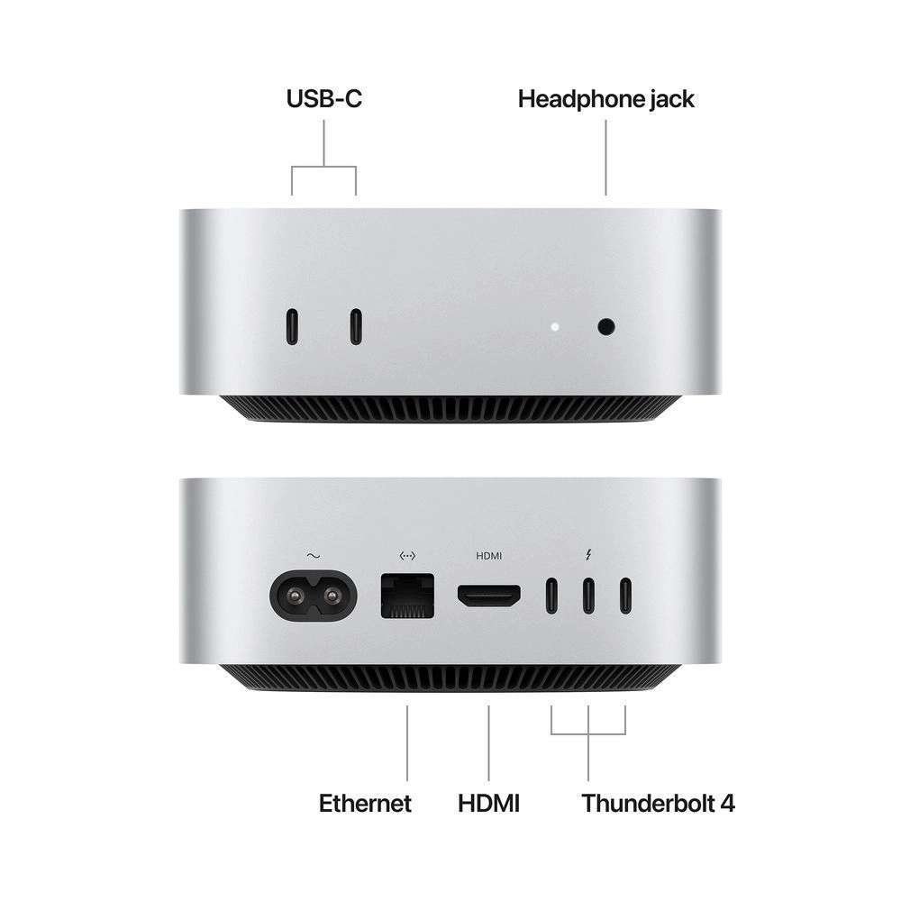 Apple Mac mini M4 Chip 2024 Mini Tower (16GB, 256GB SSD) 3