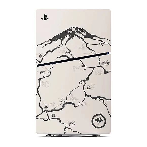 Sony PS5 PlayStation 5 Slim Console – Ghost of Yōtei Black Limited Disc Edition Bundle (Dual Controller Pack) 3