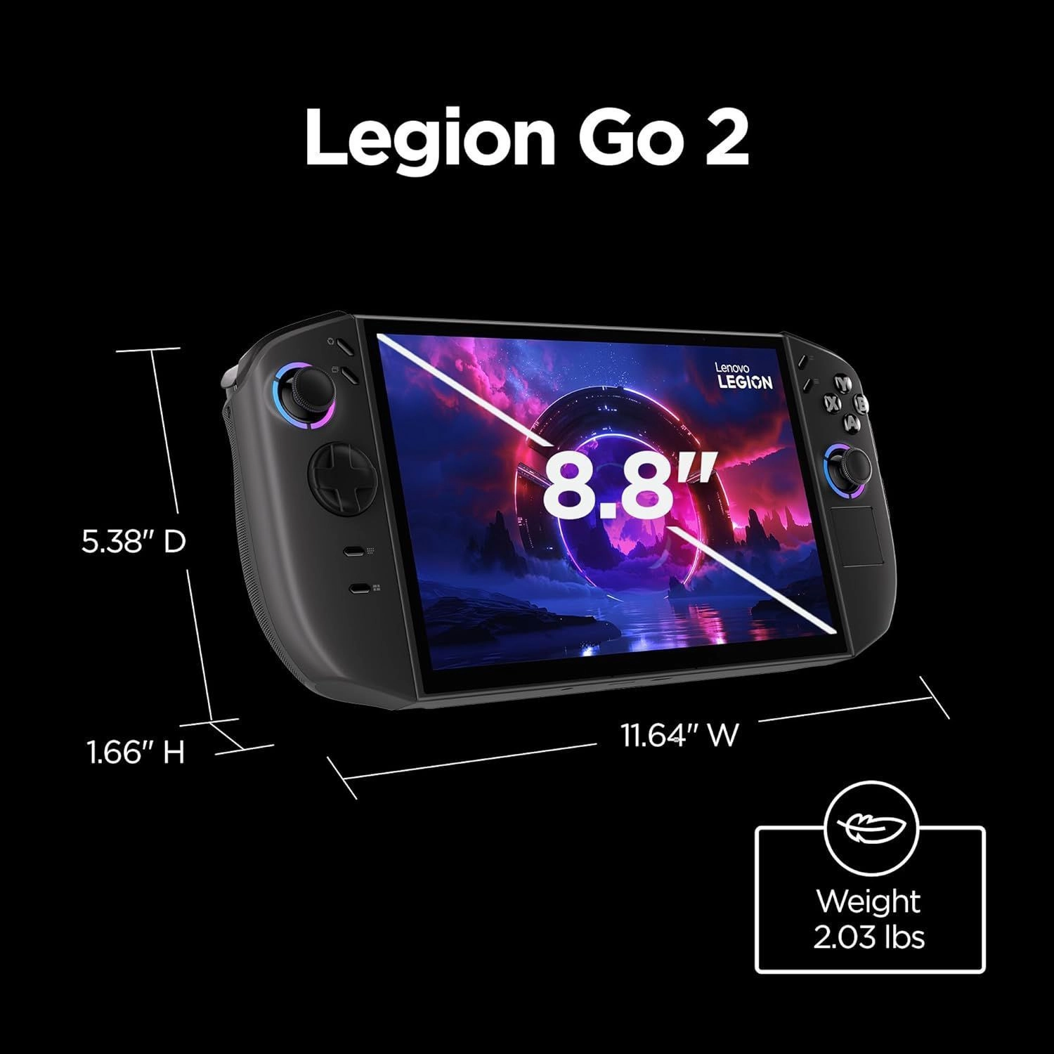 Lenovo Legion Go 2 – AMD Ryzen Z2 Handheld Gaming Console 7