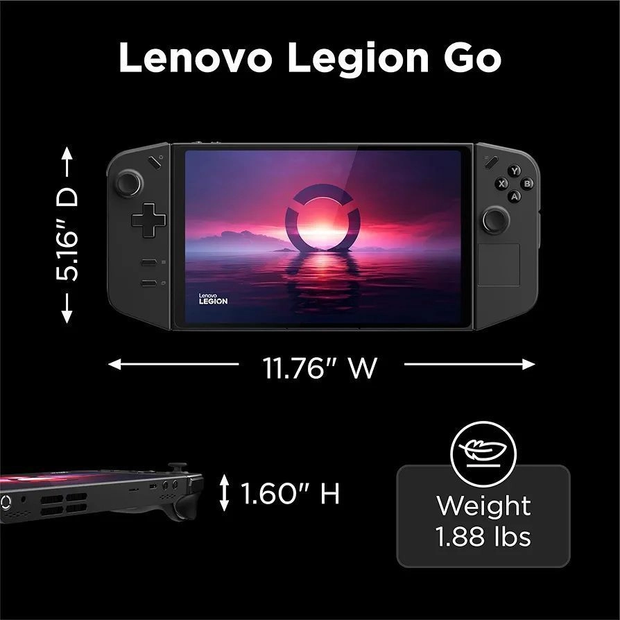 Lenovo Legion Go (AMD Ryzen Z1 Extreme, 16GB RAM, 512GB NVMe SSD) 3