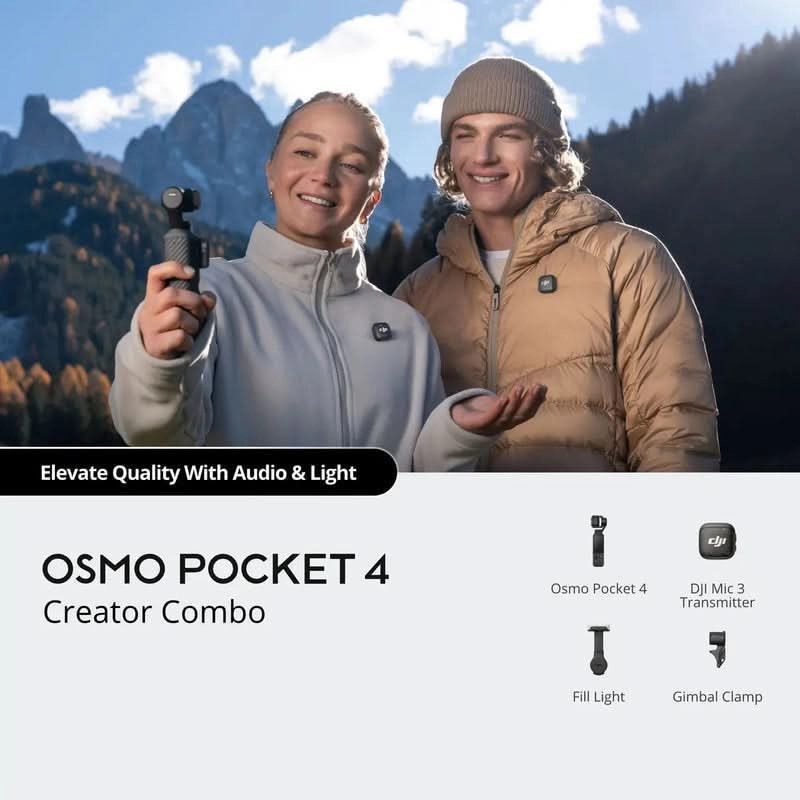 DJI Osmo Pocket 4 Creator Combo 6
