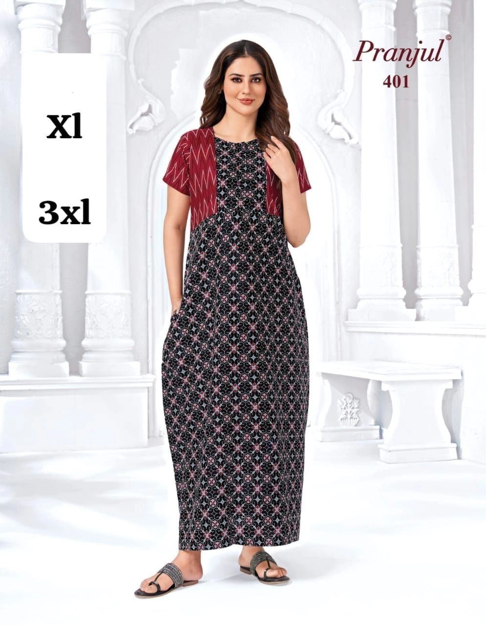 Women's cotton nighty 9